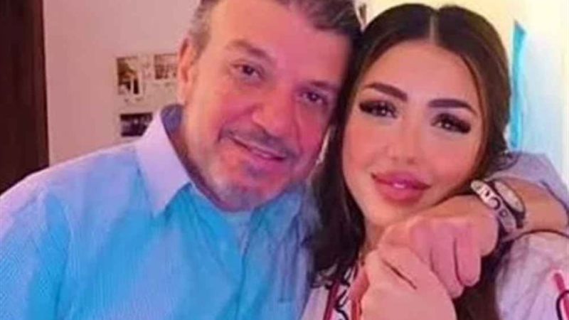 احمد سلامة وابنته سارة
