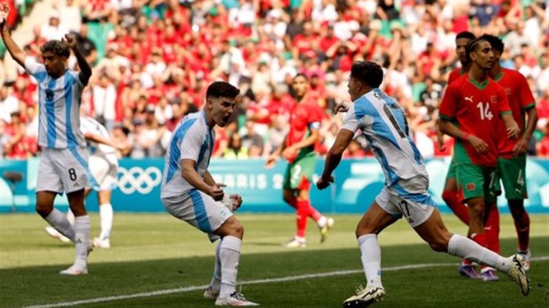 المغرب الأولمبي ضد الأرجنتين