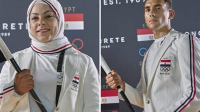 رفعا علم مصر بأولمبياد باريس، تعرف على إنجازات سارة سمير وأحمد الجندي