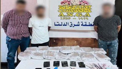 ضبط تشكيل عصابي من 3 أشخاص بتهمة ترويج المخدرات في بلقاس