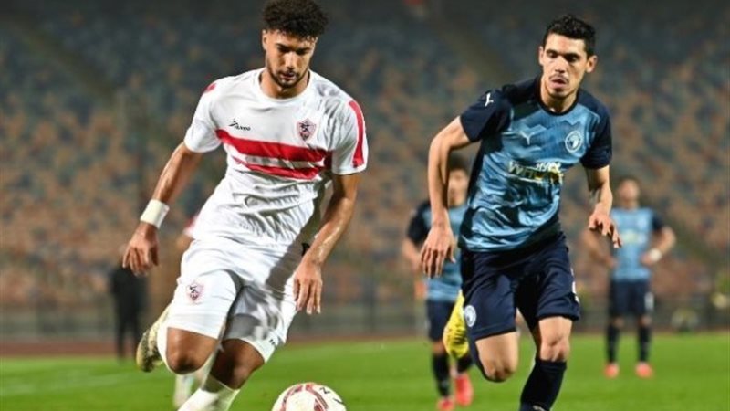 لاعبي الزمالك وبيراميدز