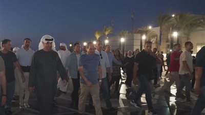 جولة للرئيس السيسي والشيخ محمد بن زايد بمدينة العلمين الجديدة (فيديو)