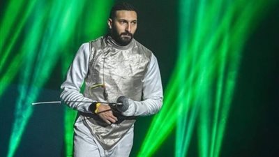 علاء أبو القاسم يودع سلاح الشيش بعد الخسارة أمام بطل اليابان