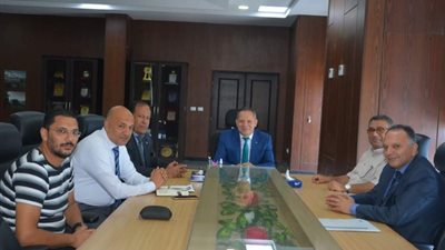 رئيس جامعة دمياط يلتقي وكيل وزارة الشباب والرياضة لبحث سبل التعاون