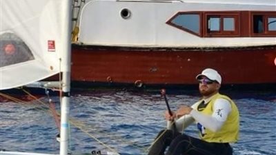 علي بدوي يحتل المركز 37 في أولى سباقات الشراع بأولمبياد باريس 2024