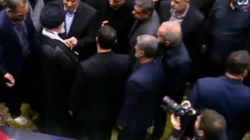 خامنئي ونجل هنية