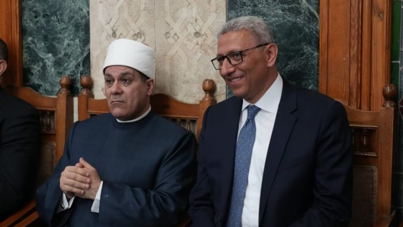 المستشار أحمد سعد الدين والدكتور مظهر شاهين