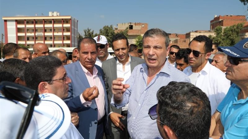 وزير الزراعة يتفقد مزرعة الزهراء