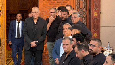 بث مباشر من عزاء المنتجين الأربعة بمسجد الشرطة بالشيخ زايد