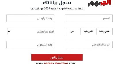خطوات الاستعلام عن نتيجة الثانوية العامة 2024 عبر موقع «الجمهور»