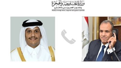 وزير الخارجية يجري اتصالا هاتفيا بنظيره القطري ويبحثان احتواء التصعيد الإقليمي
