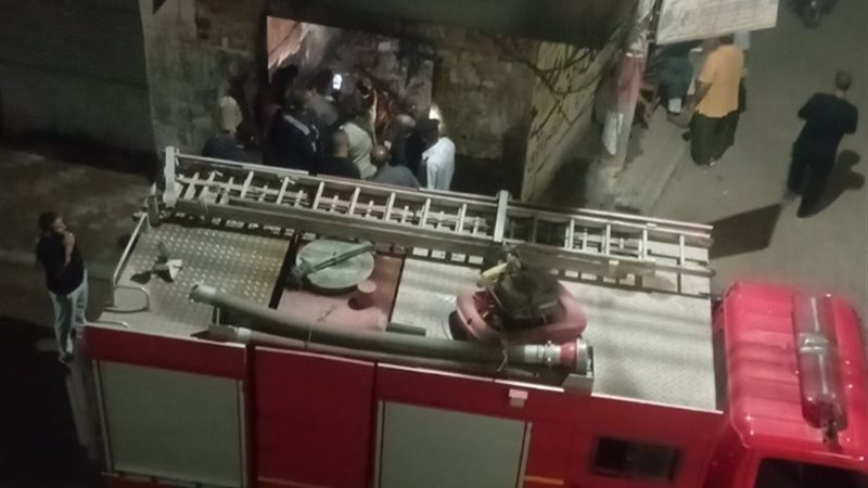 حريق قويسنا