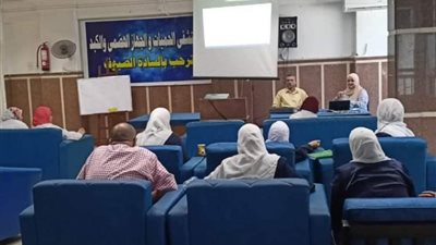 تدريب العاملين بمستشفى حميات دمياط على استيفاء نماذج الوفاة