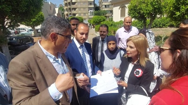 محافظ الجيزة يتفقد حديقة 6 اكتوبر