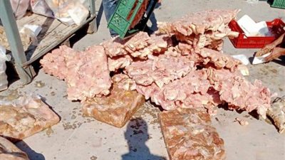 ضبط 850 كيلو أغذية فاسدة و5600 لتر عصير مغشوش بحملات مكثفة بدمياط
