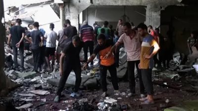 أكثر من 100 شهيد، الاحتلال يرتكب مجزرة للنازحين بحي الدرج في غزة