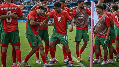 على أنغام «سطلانة»، لاعبو المغرب يثأرون من الأهلي بعد الفوز على مصر