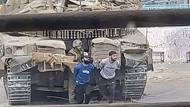 استخدام الفلسطينيين كدروع بشرية