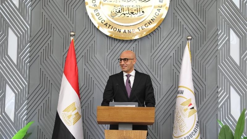 محمد عبد اللطيف وزير التربية والتعليم والتعليم الفني