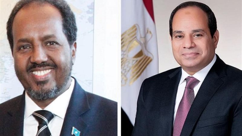 الرئيس السيسي ونظيره الصومالي - أرشيفية