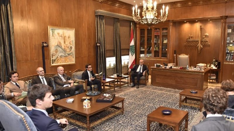 لقاء وزير الخارجية الفرنسي في بيروت