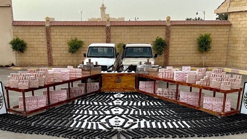 جانب من المضبوطات