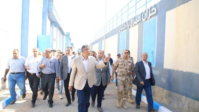 محافظ الجيزة يتفقد مشروعات البنية التحتية بالصف