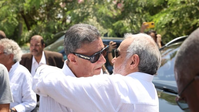 عزاء نجل محمود طاهر رئيس النادي الاسبق