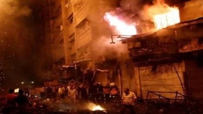 السيطرة على حريق محل مجوهرات بالمهندسين دون إصابات