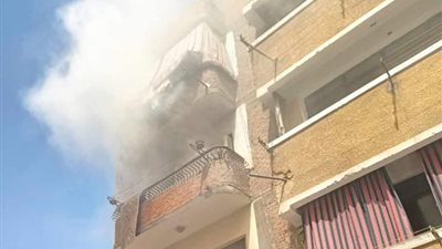 التفاصيل الكاملة لحريق شقة سكنية في الوايلي