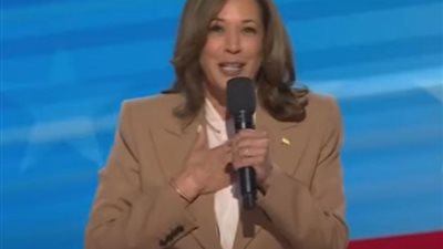 هاريس: سوف أهزم ترامب وسنواصل العمل من أجل أمريكا (فيديو)