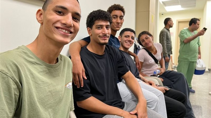 لاعبو منتخب مصر للسياحة