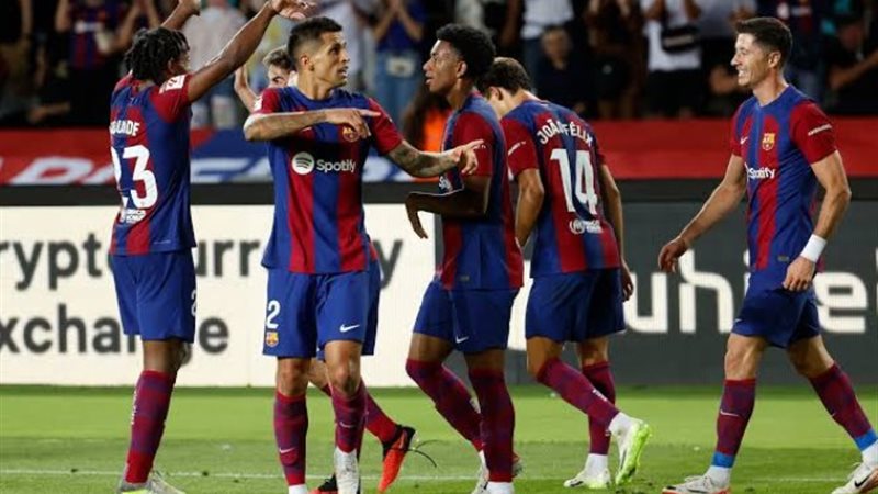 لاعبو برشلونة