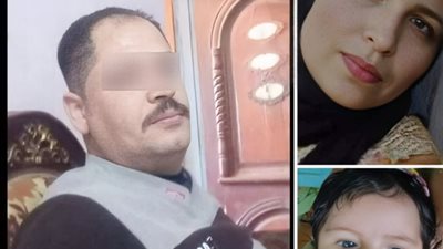 وداع حزين لـ «شهد وطفلتها الرضيعة» فى كفر سعد والجانى بين الحياة والموت