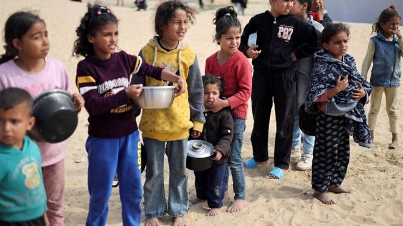 الأطفال في شمال قطاع غزة