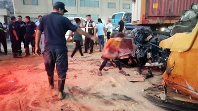 التحفظ على صاحب النقل الثقيل المتسبب في حادث دائري السلام