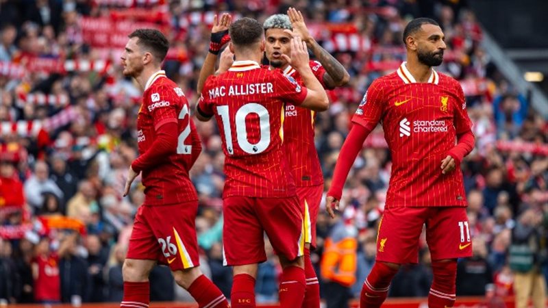 مباريات ليفربول في دوري أبطال أوروبا 2024-2025