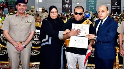 إدارة التجنيد والتعبئة تنظم احتفالية لعدد من ذوى الهمم بالتعاون مع محافظة كفر الشيخ