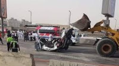 النيابة تباشر التحقيق في حادث تصادم على الطريق الدائري