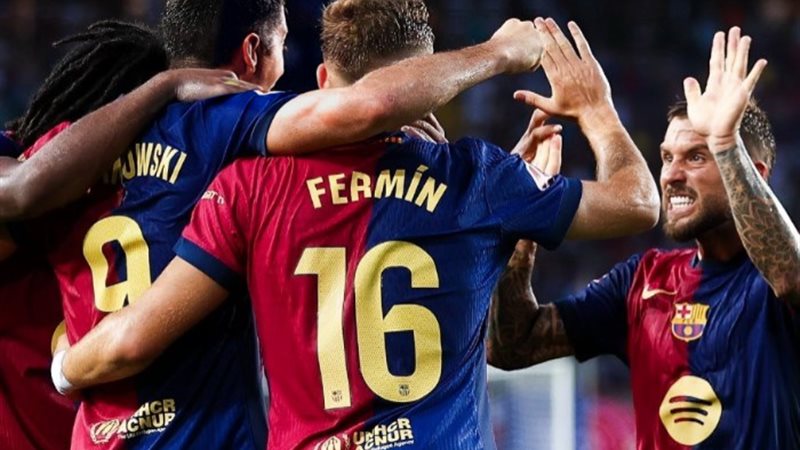 لاعبو برشلونة