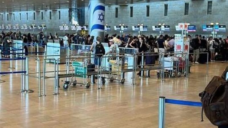 حالة من الفوضى العارمة في مطار «بن جوريون»