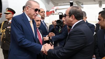 عاجل| الرئيس السيسي يصل تركيا في زيارة رسمية و«أردوغان» على رأس مستقبليه