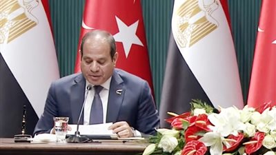 الرئيس السيسي: مصر شهدت تعاونا اقتصاديا وتجاريا متزايدا مع تركيا