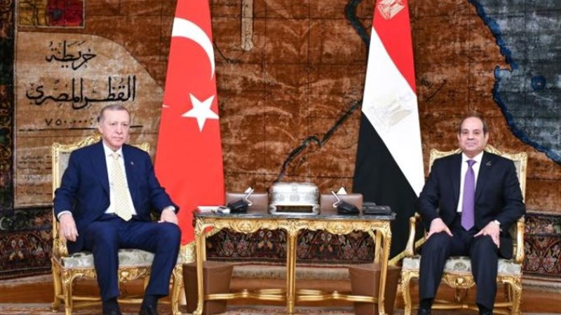 الرئيس عبد الفتاح السيسي والرئيس رجب طيب أردوغان