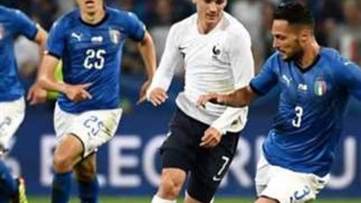 شوط مثير بين بين فرنسا وإيطاليا في دوري الأمم الأوروبية