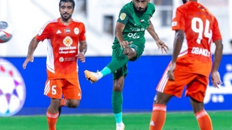 مباراة عجمان وشباب الأهلي