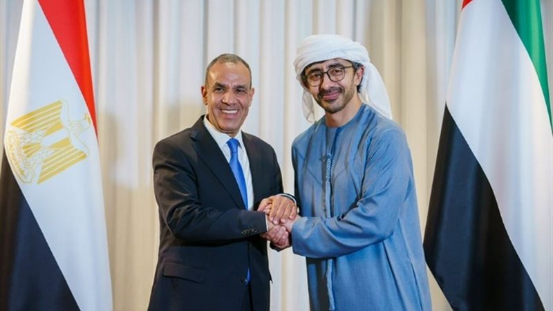 وزير الخارجية ونظيره الإماراتي