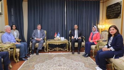 محافظ دمياط يستقبل ممثلي منظمة العمل الدولية لبحث سُبل التعاون المشترك