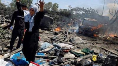 الدفاع الفلسطيني: عائلات بأكملها اختفت في مجزرة مواصي