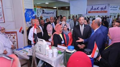 محافظ دمياط يشهد الاحتفال بعيد الفلاح الـ72 ويتفقد معرض المنتجات الزراعية والحيوانية